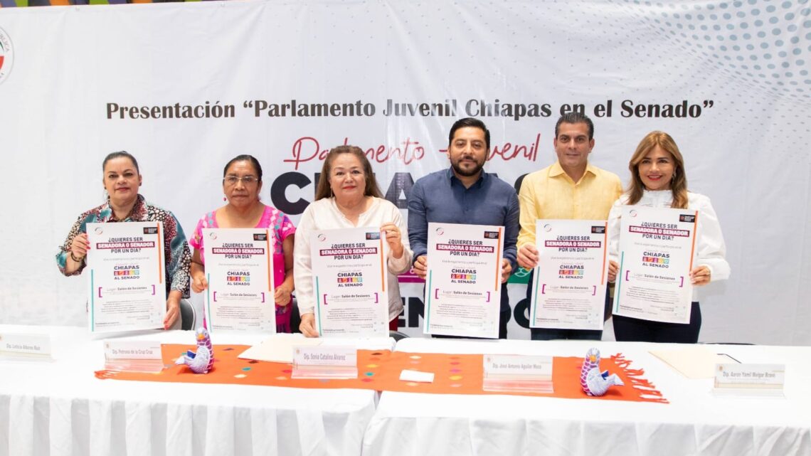 Congreso de Chiapas realiza Parlamento juvenil: “Chiapas al Senado”