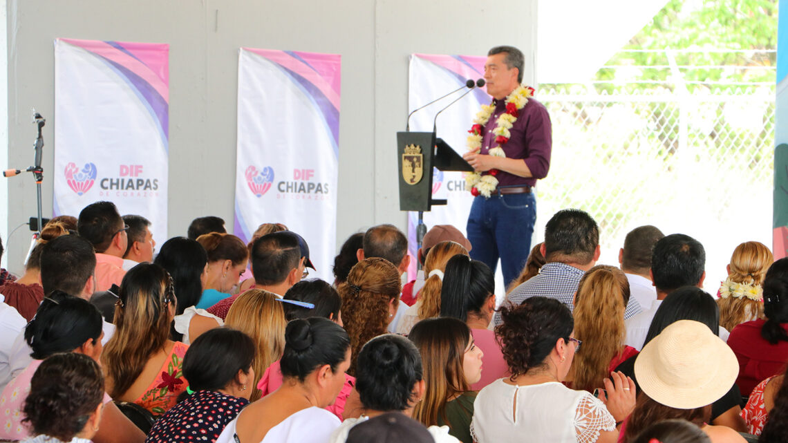 En Chiapa de Corzo, Rutilio Escandón arranca el Proyecto de Fomento Familiar a la Producción de Traspatio 2023