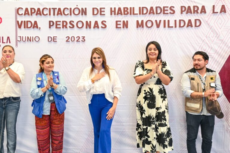 ROSY URBINA PONE EN MARCHA PROGRAMA DE CAPACITACIÓN A PERSONAS EN CONTEXTO DE MOVILIDAD EN TAPACHULA.