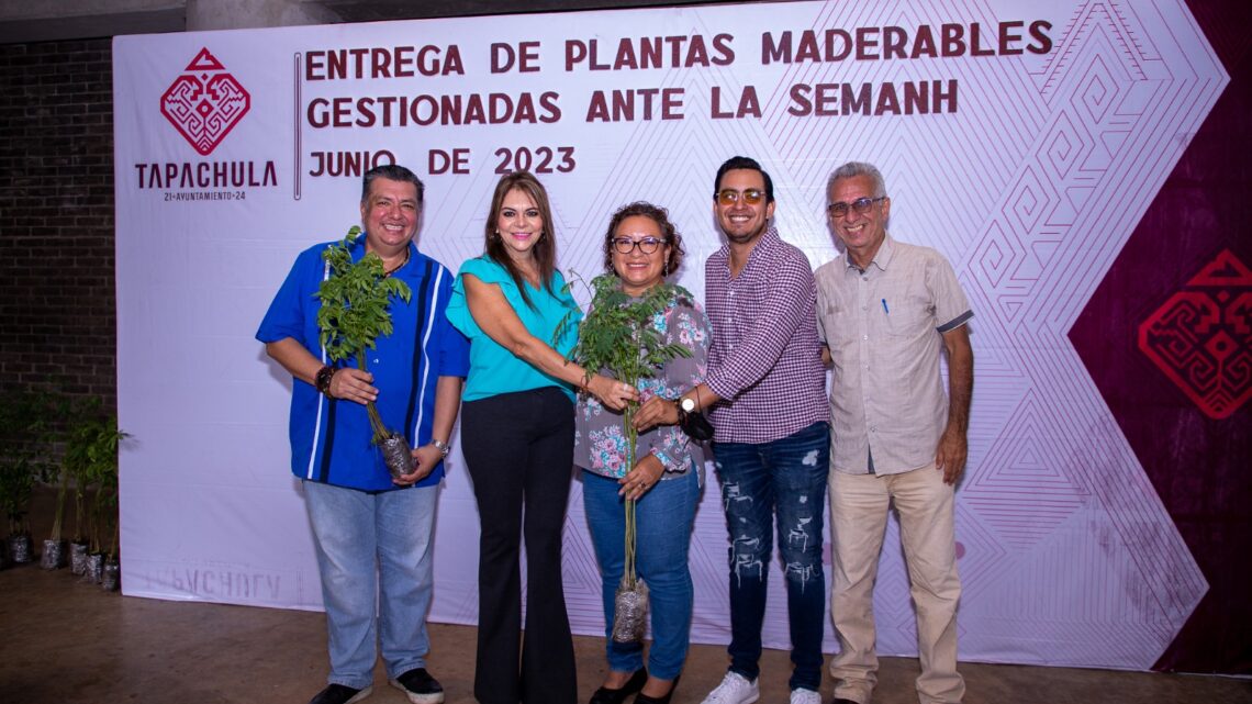 AYUNTAMIENTO DE TAPACHULA ESTÁ SUMADO A LA MAGNA REFORESTACIÓN DE CHIAPAS: ROSY URBINA