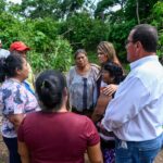 ROSY URBINA REALIZA RECORRIDO PARA EVALUAR DAÑOS POR LAS LLUVIAS