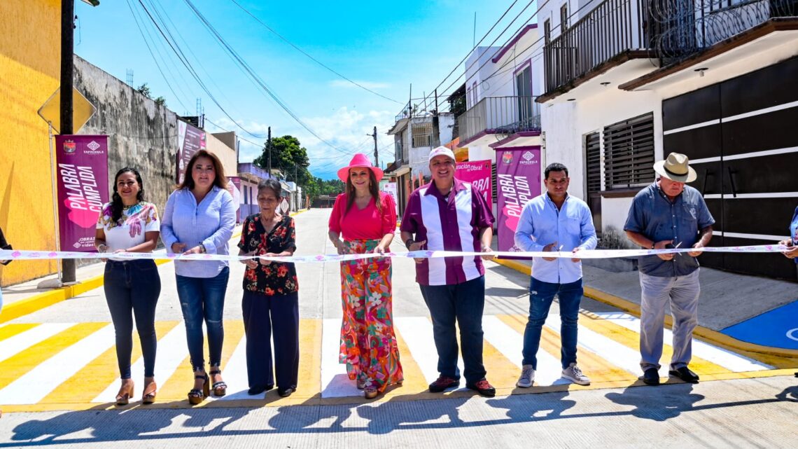 ROSY URBINA INAUGURA Y SUPERVISA OBRAS QUE CAMBIAN VIDAS