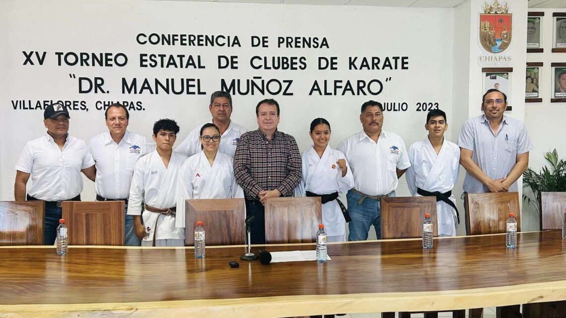 En Villaflores se realizará el XV Torneo Estatal de Clubes de Karate “ Dr. Manuel Muñoz Alfaro”