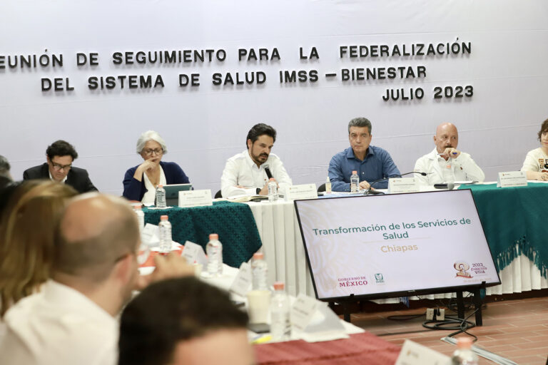 Rutilio Escandón y Zoé Robledo encabezan seguimiento para federalización del Sistema de Salud IMSS-Bienestar