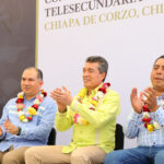 Rutilio Escandón inaugura infraestructura en la Telesecundaria no. 1057 de Chiapa de Corzo