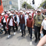 Rutilio Escandón encabeza contingente chiapaneco durante el festejo por los 5 años del triunfo democrático para la transformación del país liderado por AMLO