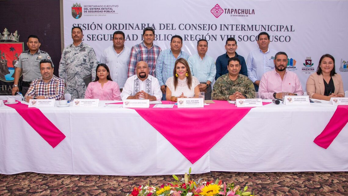 ACUERDAN CAMPAÑA DE SEGURIDAD VIAL EN CARRETERAS FEDERALES DEL SOCONUSCO