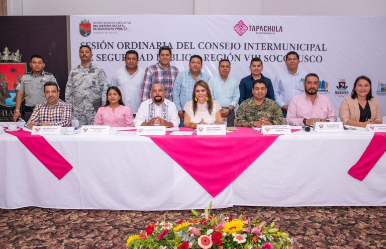 ACUERDAN CAMPAÑA DE SEGURIDAD VIAL EN CARRETERAS FEDERALES DEL SOCONUSCO