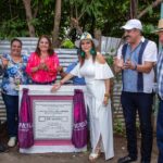 INAUGURA ROSY URBINA OBRA DE RED DE AGUA ENTUBADA EN COLONIA 3 DE MARZO