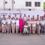 ENTREGA ROSY URBINA MAQUINARIA A PROTECCIÓN CIVIL DE TAPACHULA