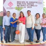 ROSY URBINA ENTREGA PARQUE A VECINOS DE INFONAVIT XOCHIMILCO.