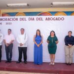 ROSY URBINA RECONOCE A LOS ABOGADOS POR SU COMPROMISO SOCIAL, LA JUSTICIA Y LA CULTURA DE LA LEGALIDAD