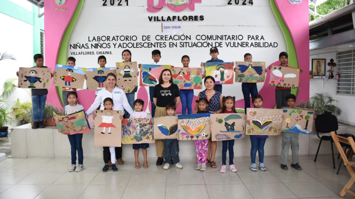 Se realizó el Laboratorio de Creación Comunitario para infantes en Villaflores