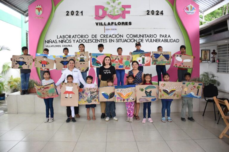 Se realizó el Laboratorio de Creación Comunitario para infantes en Villaflores