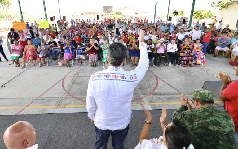 En Arriaga, Rutilio Escandón inaugura el Centro de Salud Rural de la localidad Pesquería La Gloria