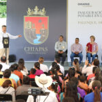 En Palenque, Rutilio Escandón inauguró el Sistema de Agua Potable de la localidad Gustavo Díaz Ordaz