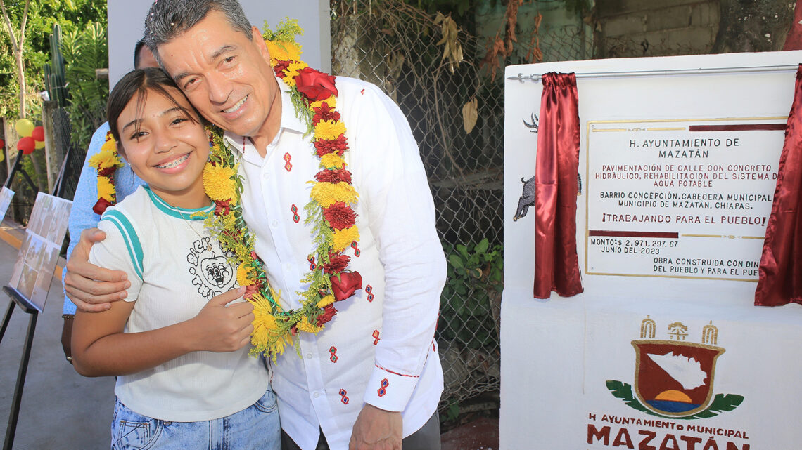 Rutilio Escandón inaugura el Mercado Público de Mazatán