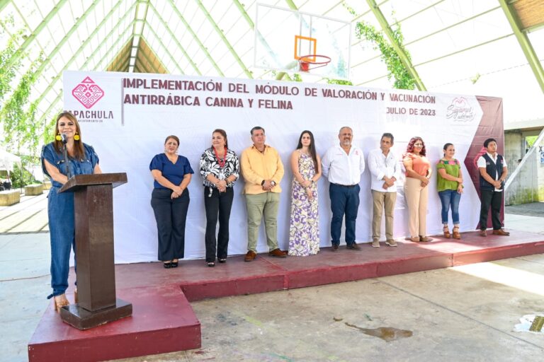 ROSY URBINA PONE EN MARCHA PROGRAMA DE VALORACIÓN Y VACUNACIÓN ANTIRRÁBICA CANINA Y FELINA