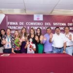 FIRMA SDIF TAPACHULA Y FUNDACIÓN INTERNACIONAL GRANITO DE ARENA CONVENIO DE ATENCIÓN AL ABUSO SEXUAL INFANTIL