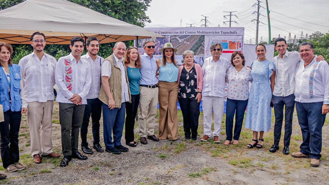 LA CANCILLER ALICIA BÁRCENA Y LA PRESIDENTA ROSY URBINA ENCABEZAN PRESENTACIÓN DEL PROYECTO DEL CENTRO DE MULTISERVICIOS TAPACHULA