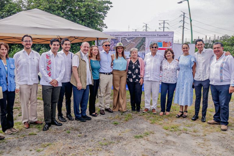 LA CANCILLER ALICIA BÁRCENA Y LA PRESIDENTA ROSY URBINA ENCABEZAN PRESENTACIÓN DEL PROYECTO DEL CENTRO DE MULTISERVICIOS TAPACHULA