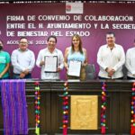 AYUNTAMIENTO DE TAPACHULA Y SECRETARÍA DE BIENESTAR DEL ESTADO FIRMAN CONVENIO DE COLABORACIÓN