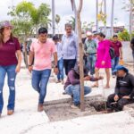 ROSY URBINA SUPERVISA AVANCE DEL PARQUE CENTRAL MIGUEL HIDALGO