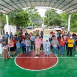 Alcalde Mariano Rosales inaugura centro recreativo en Ranchería Miguel Hidalgo