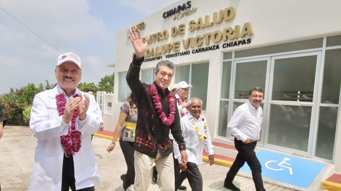 Rutilio Escandón inaugura reconversión del Centro de Salud Guadalupe Victoria, en Venustiano Carranza