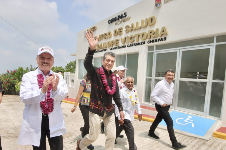 Rutilio Escandón inaugura reconversión del Centro de Salud Guadalupe Victoria, en Venustiano Carranza