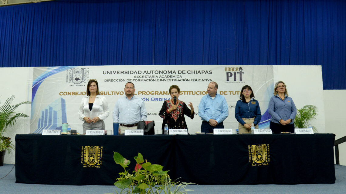 Realizan Sesión Ordinaria del Consejo Consultivo del Programa Institucional de Tutoría en la UNACH