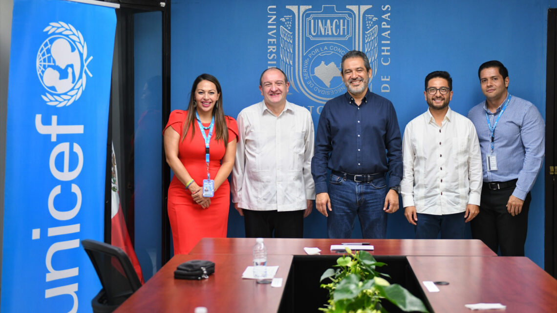 Suscribe UNACH convenio de colaboración con la UNICEF