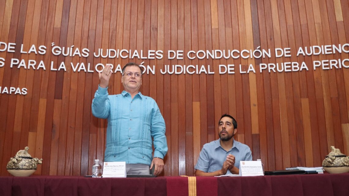 Poder Judicial sede de presentación de Guías de conducción y valoración judicial en materia penal