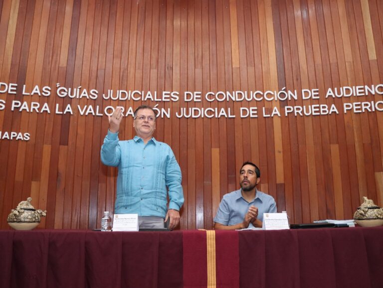 Poder Judicial sede de presentación de Guías de conducción y valoración judicial en materia penal