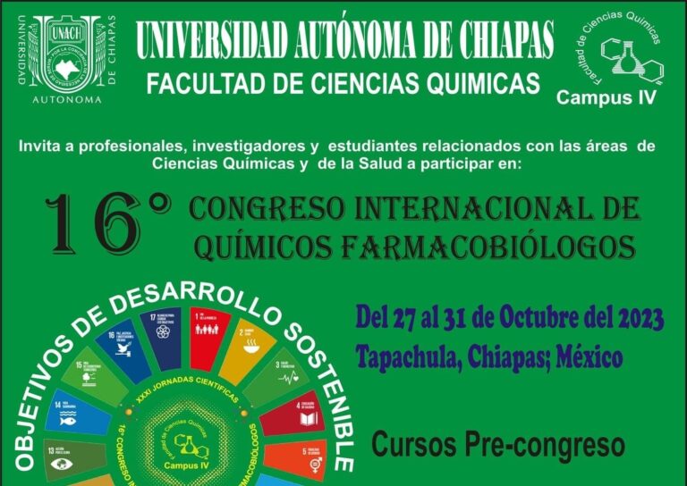 Organiza UNACH Congreso Internacional de Ciencias Químicas