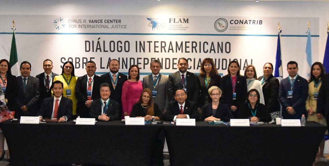 Participa Poder Judicial de Chiapas en el Diálogo Interamericano sobre la Independencia Judicial