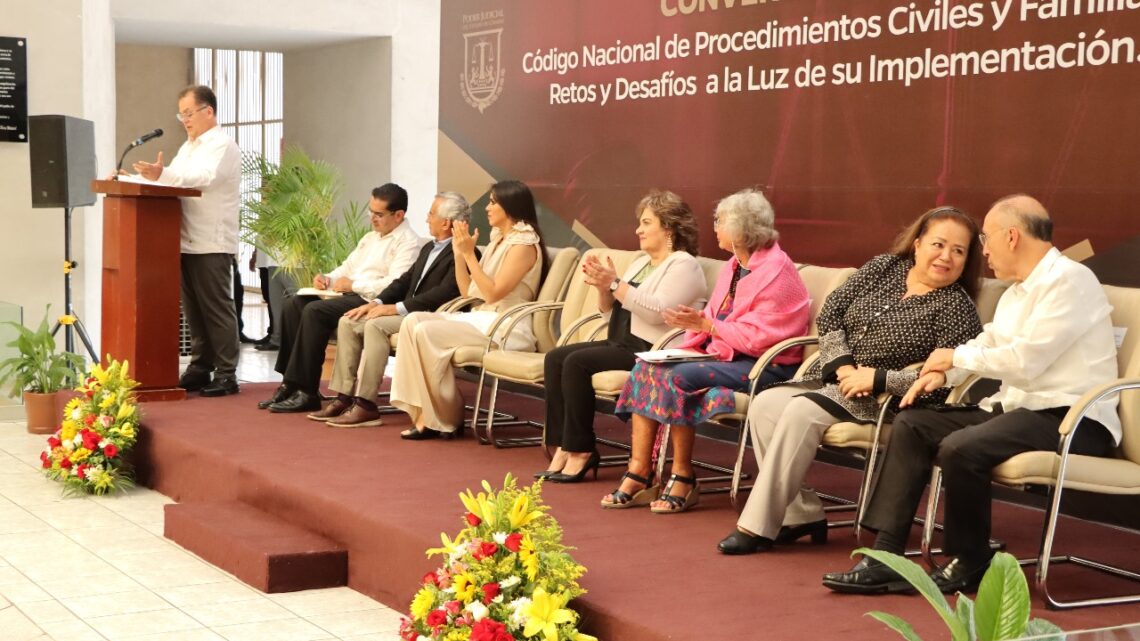 Realiza Poder Judicial Conversatorio sobre el nuevo Código Nacional de Procedimiento Civiles y Familiares