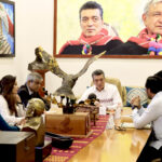 Rutilio Escandón se reúne con el embajador de la India en México, Pankaj Sharma