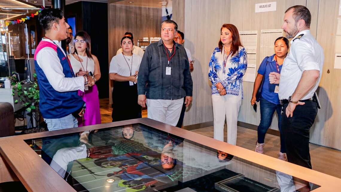 ARRIBA A PUERTO CHIAPAS EL BUQUE TURÍSTICO MS FRIDTJOF NANSEN E INICIA TEMPORADA DE CRUCEROS 2023-2024