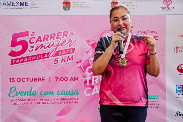 CON ÉXITO SE REALIZA LA CARRERA DE LA MUJER CON MOTIVO DEL DÍA DE LA LUCHA CONTRA EL CÁNCER DE MAMA