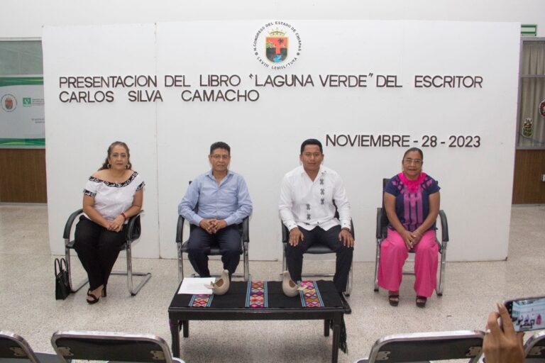 Presenta diputado Cuauhtémoc M. Hernández Gómez libro: “Laguna Verde” del escritor Carlos Silva Camacho