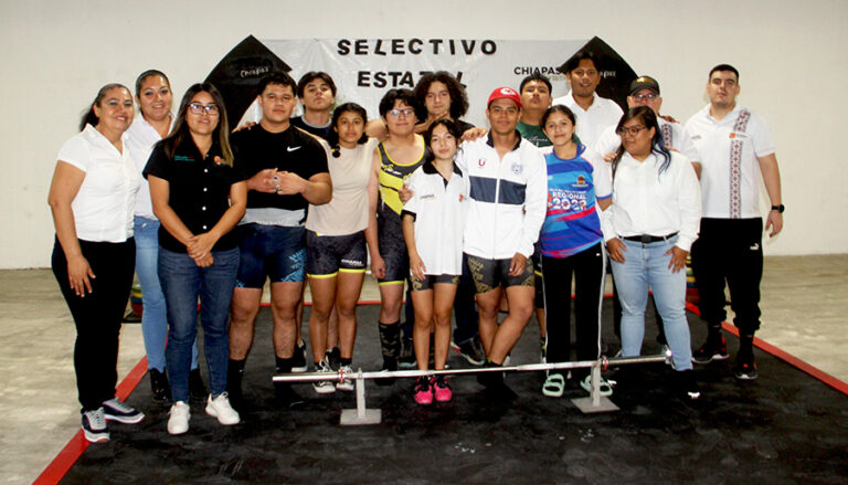 Con el apoyo del Instituto del Deporte, halteristas chiapanecos competirán en el Torneo del Pavo 2023