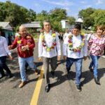 En Palenque, inaugura Rutilio Escandón construcción del tramo carretero Roberto Barrios-Arimatea