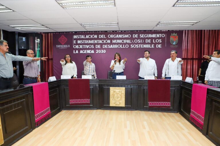 AYUNTAMIENTO DE TAPACHULA INSTALÓ EL ORGANISMO DE SEGUIMIENTO E INSTRUMENTACIÓN MUNICIPAL