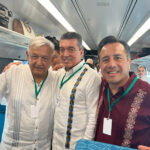 Acompaña Rutilio Escandón al presidente AMLO en inauguración de la primera etapa del Tren Maya