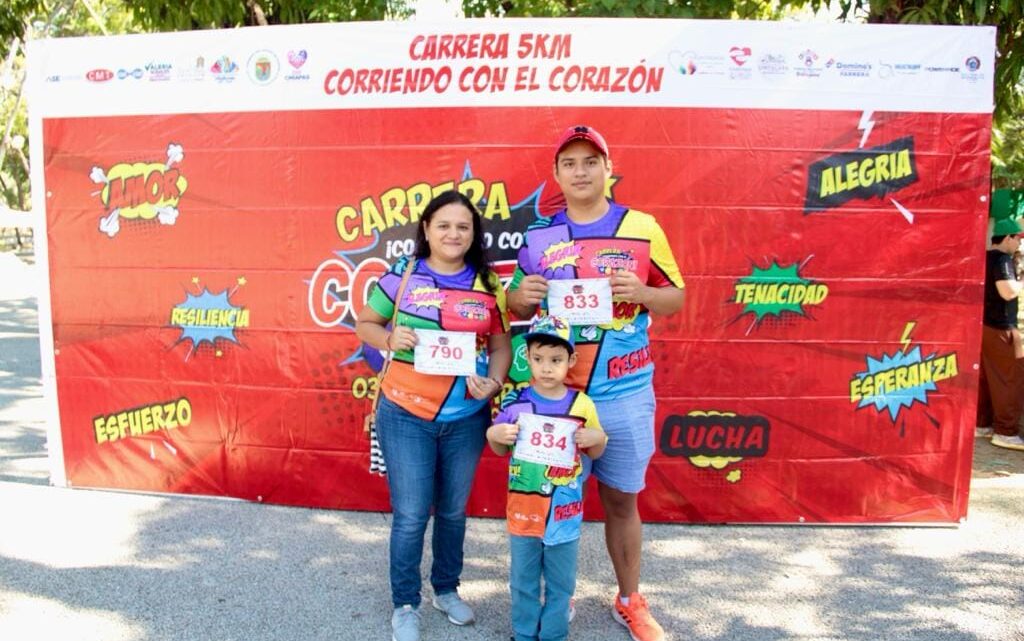 Nutrida participación en Carrera “Corriendo con el Corazón ”; rebasó expectativas: Paola Villamonte