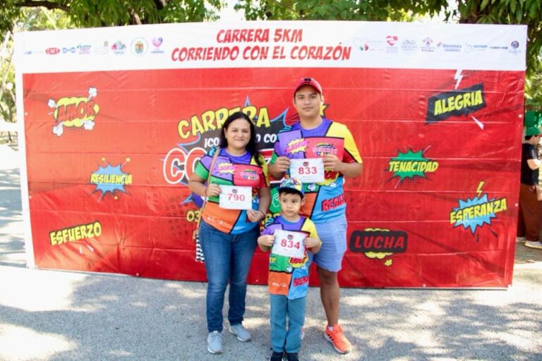 Nutrida participación en Carrera “Corriendo con el Corazón ”; rebasó expectativas: Paola Villamonte