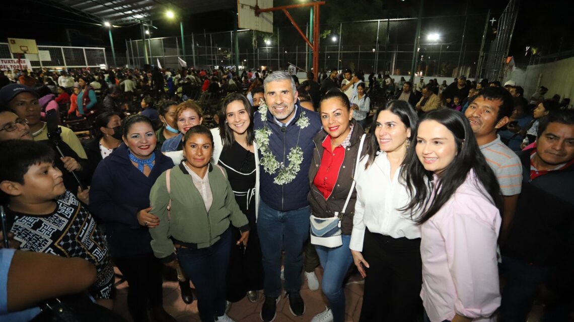 Miles de ciudadanas y ciudadanos se reunieron con Ángel Torres en San José Terán, en Tuxtla