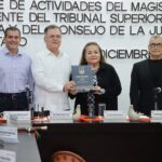 Entrega Informe de Actividades el magistrado presidente del Poder Judicial del Estado