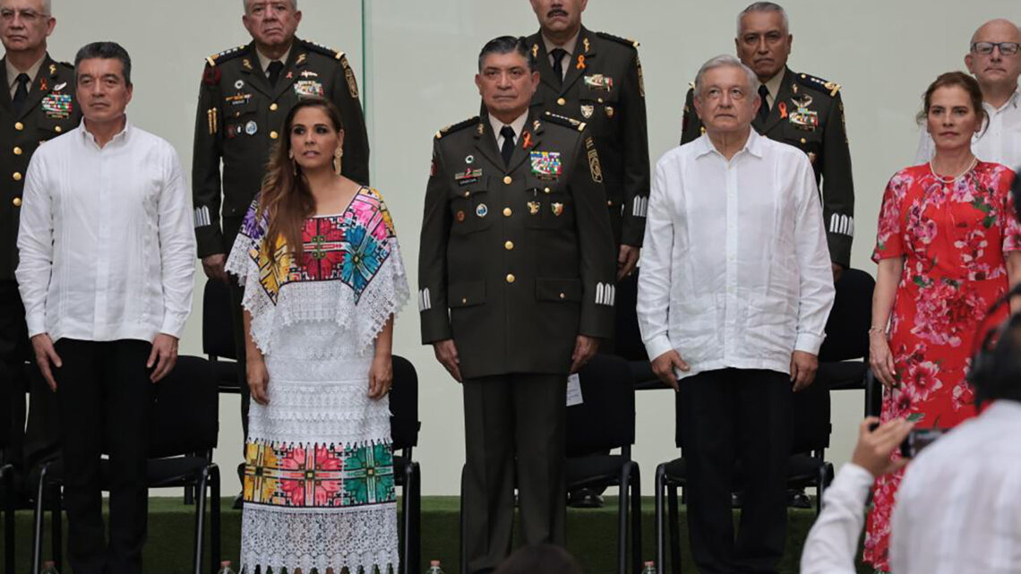 Acompaña Rutilio Escandón al presidente AMLO en la inauguración del Aeropuerto Internacional de Tulum